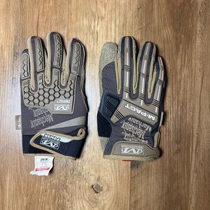 Impact Tactical Gloves - Brown and Black